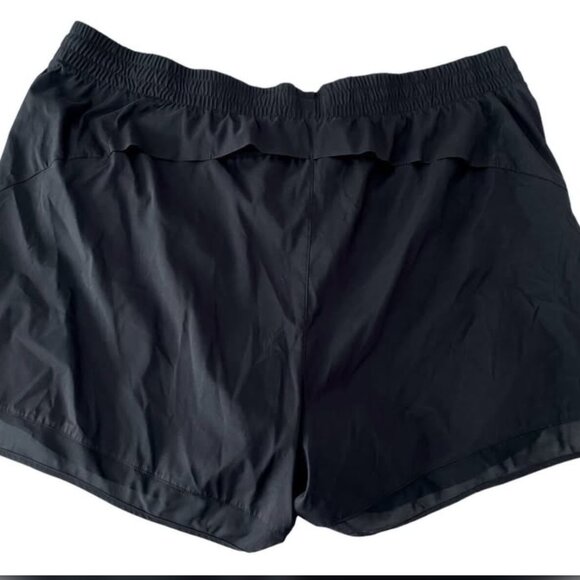 Athleta NEW Mesh Racer Run Short in Black 4" Inseam Women's Plus size 3x - Picture 7 of 9
